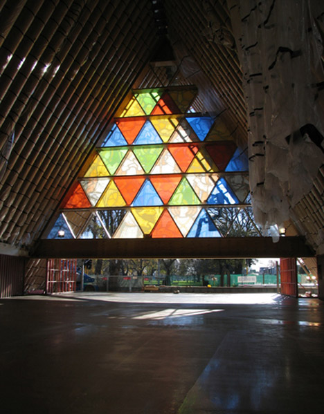 Cardboard Cathedral by Shigeru Ban