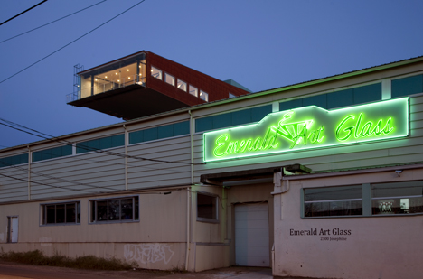 Emerald Art Glass by Eric Fisher