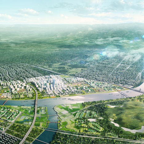 ADEPT plans looping masterplan for Chinese city district
