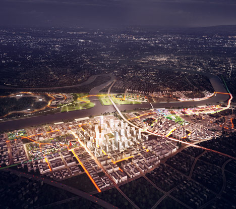 Green Loops City by ADEPT