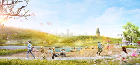 Green Loops City by ADEPT