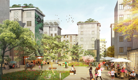 Green Loops City by ADEPT