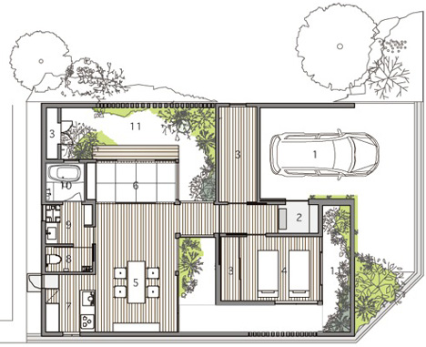 House in Nishimikuni by Arbol Design