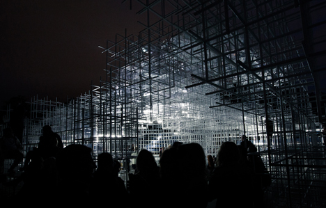 Serpentine Pavilion Intervention by United Visual Artists