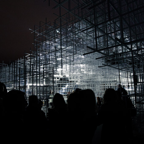 Serpentine Pavilion Intervention by United Visual Artists