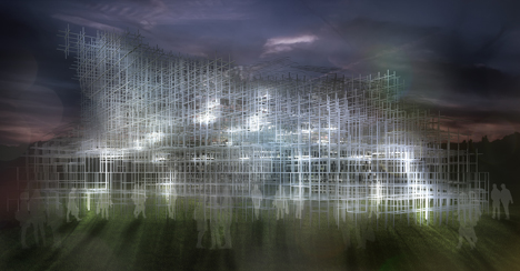 Serpentine Pavilion Intervention by United Visual Artists