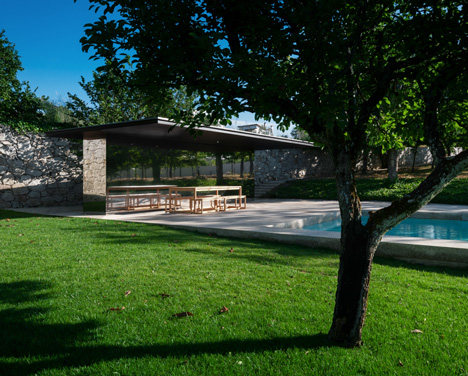 Swimming Pool in Chamusca da Beira by Joao Mendes Ribeiro