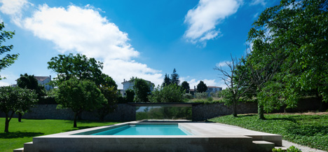 Swimming Pool in Chamusca da Beira by Joao Mendes Ribeiro