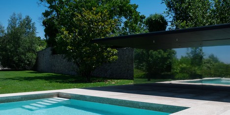 Swimming Pool in Chamusca da Beira by Joao Mendes Ribeiro