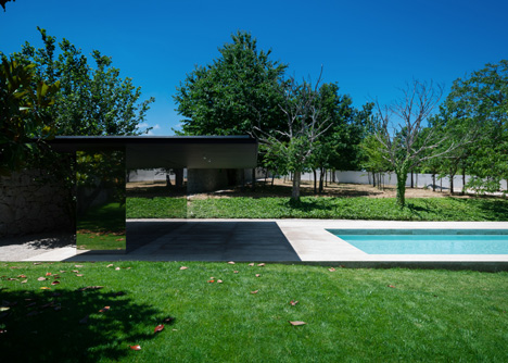 Swimming Pool in Chamusca da Beira by Joao Mendes Ribeiro