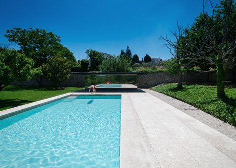 Swimming Pool in Chamusca da Beira by Joao Mendes Ribeiro