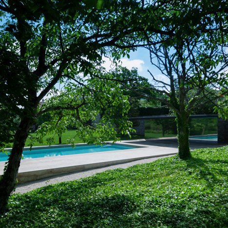 Swimming Pool in Chamusca da Beira by Joao Mendes Ribeiro