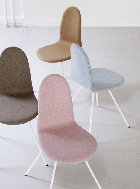 Tongue chair by Arne Jacobsen relaunched by Howe