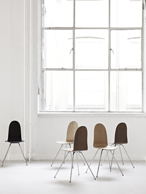 Tongue chair by Arne Jacobsen relaunched by Howe