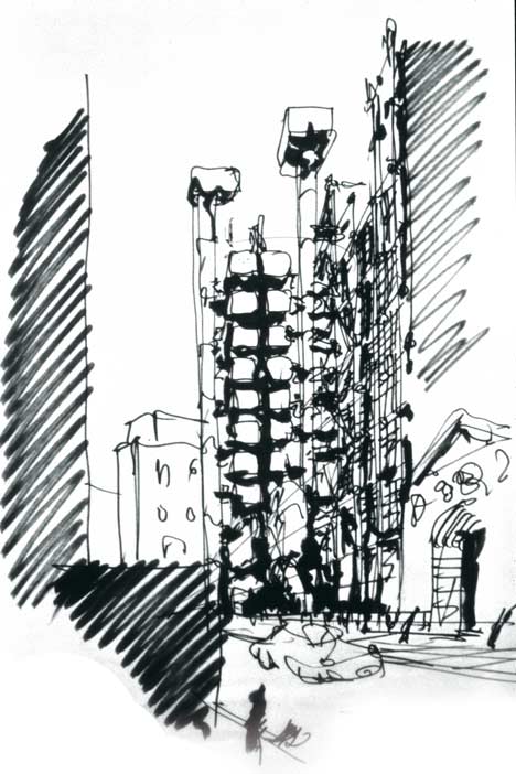 "We thought Lloyd's building was the ultimate in technology, but it's practically hand made" "We thought Lloyd's building was the ultimate in technology, but it's practically hand made"