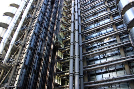 "We thought Lloyd's building was the ultimate in technology, but it's practically hand made" "We thought Lloyd's building was the ultimate in technology, but it's practically hand made"