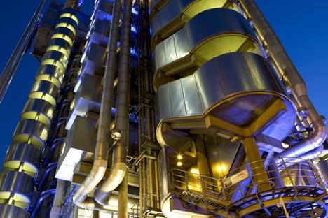"We thought Lloyd's building was the ultimate in technology, but it's practically hand made" "We thought Lloyd's building was the ultimate in technology, but it's practically hand made"