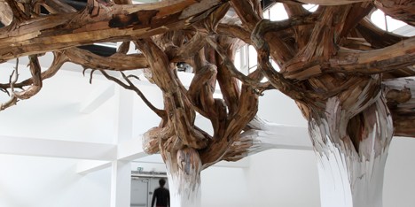 Baitogogo by Henrique Oliveira at Palais de Tokyo