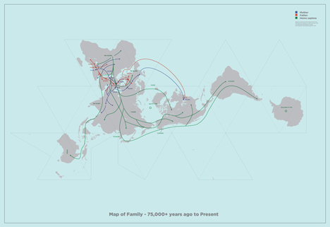 Map of My Family by Geoff Christou