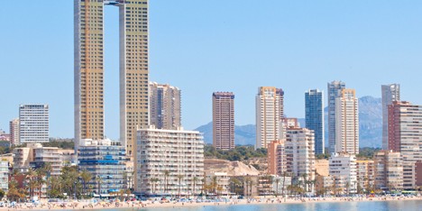 Benidorm skyscraper built without an elevator