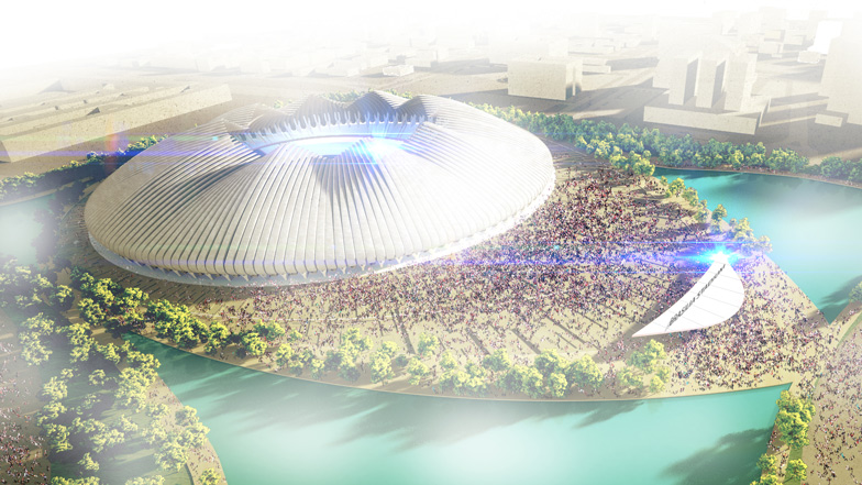 Brasilia Athletics Stadium by Weston Williamson
