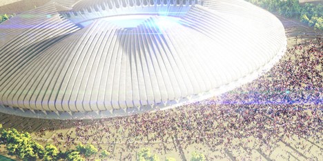 Weston Williamson unveils shape-shifting stadium for Brasilia
