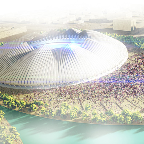 Weston Williamson unveils shape-shifting stadium for Brasilia