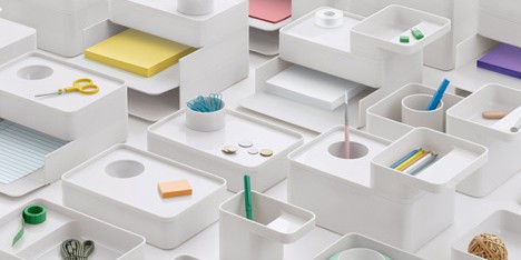 Formwork desk storage by Industrial Facility for Herman Miller