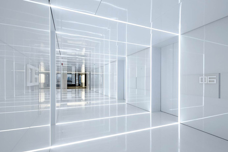 Glass office by AIM Architecture for SOHO China
