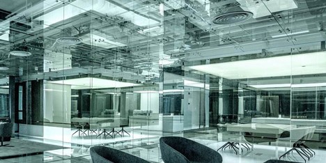 Glass office for Soho China by AIM Architecture