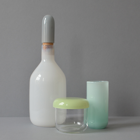 Louche glassware by Mathias Hahn
