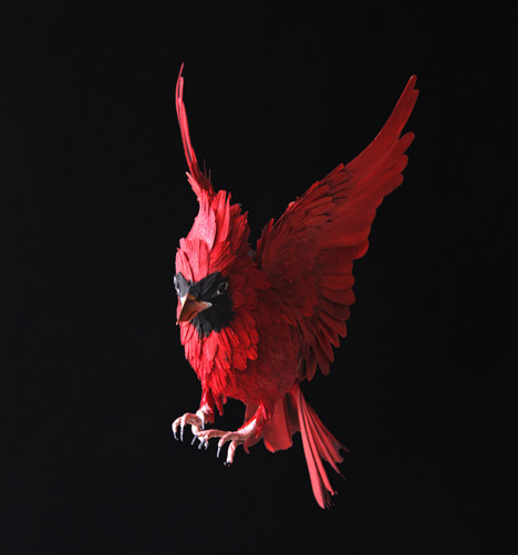 Paper birds by Diana Beltran Herrera