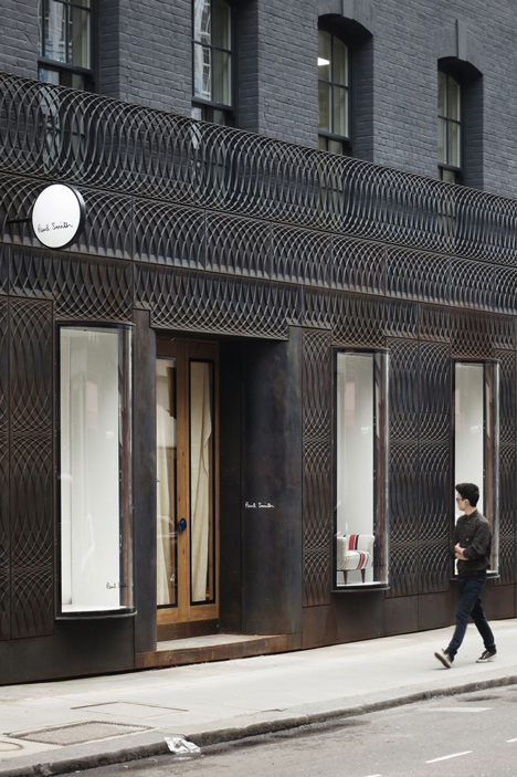 Paul Smith Albemarle Street store facade by 6a Architects