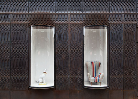 Paul Smith Albemarle Street store facade by 6a Architects