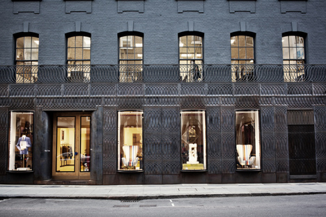 Paul Smith Albemarle Street store facade by 6a Architects