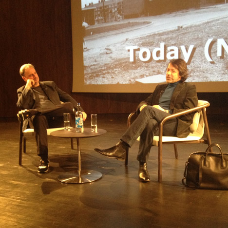 Paul Morley and Peter Saville at Global Design Forum
