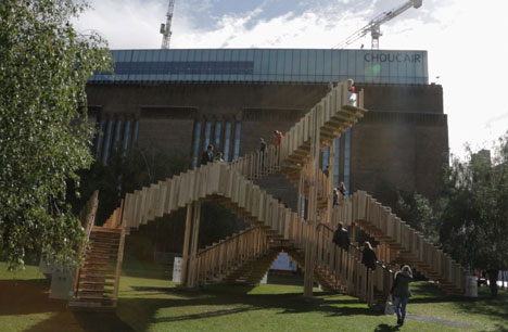 "Sculpture's gift to architecture<br /> is the staircase" - Alex de Rijke