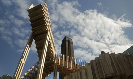 "Sculpture's gift to architecture<br /> is the staircase" - Alex de Rijke