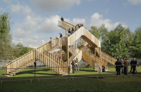 "Sculpture's gift to architecture<br /> is the staircase" - Alex de Rijke