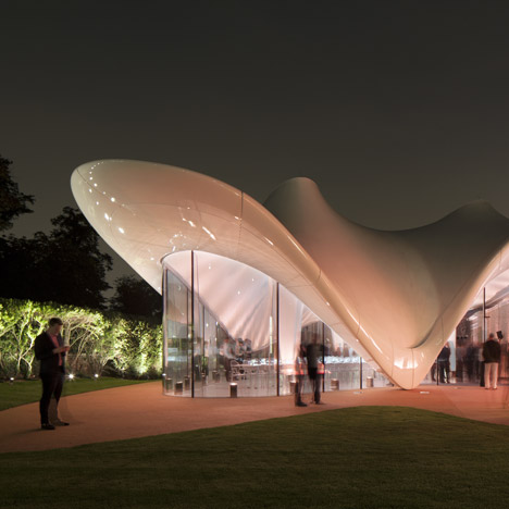 Serpentine Sackler Gallery by Zaha Hadid photographed by Luke Hayes