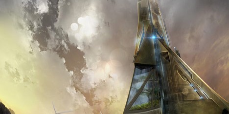 Science-fiction author proposes 20-kilometre rocket-launching skyscraper