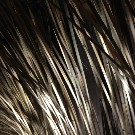 Telepathy bamboo installation by Kengo Kuma