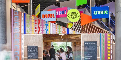 The Pavilion by Morag Myerscough and Luke Morgan
