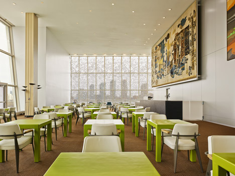 United Nations North Delegates Lounge by Hella Jongerius and Rem Koolhaas