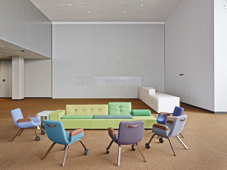 United Nations North Delegates Lounge by Hella Jongerius and Rem Koolhaas