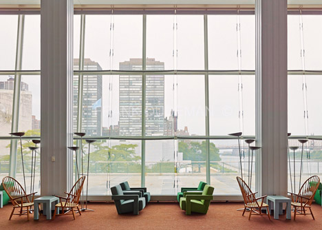 United Nations North Delegates Lounge by Hella Jongerius and Rem Koolhaas
