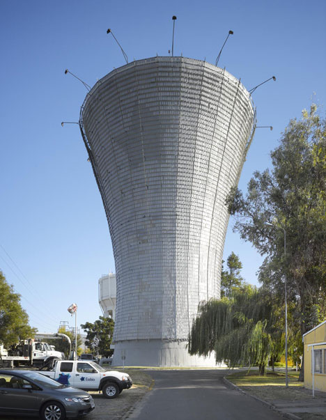 Water Tower in Rancagua by Mathias Klotz