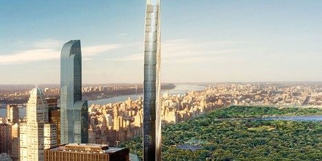 dezeen_West 57th Street tower by SHoP Architects_sq