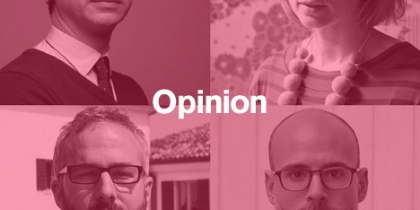 Dezeen's new Opinion columnists: Dan Hill, Alexandra Lange, Kieran Long and Justin McGuirk.