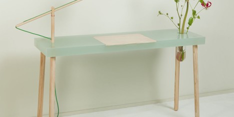 Resin tables by Roel Huisman